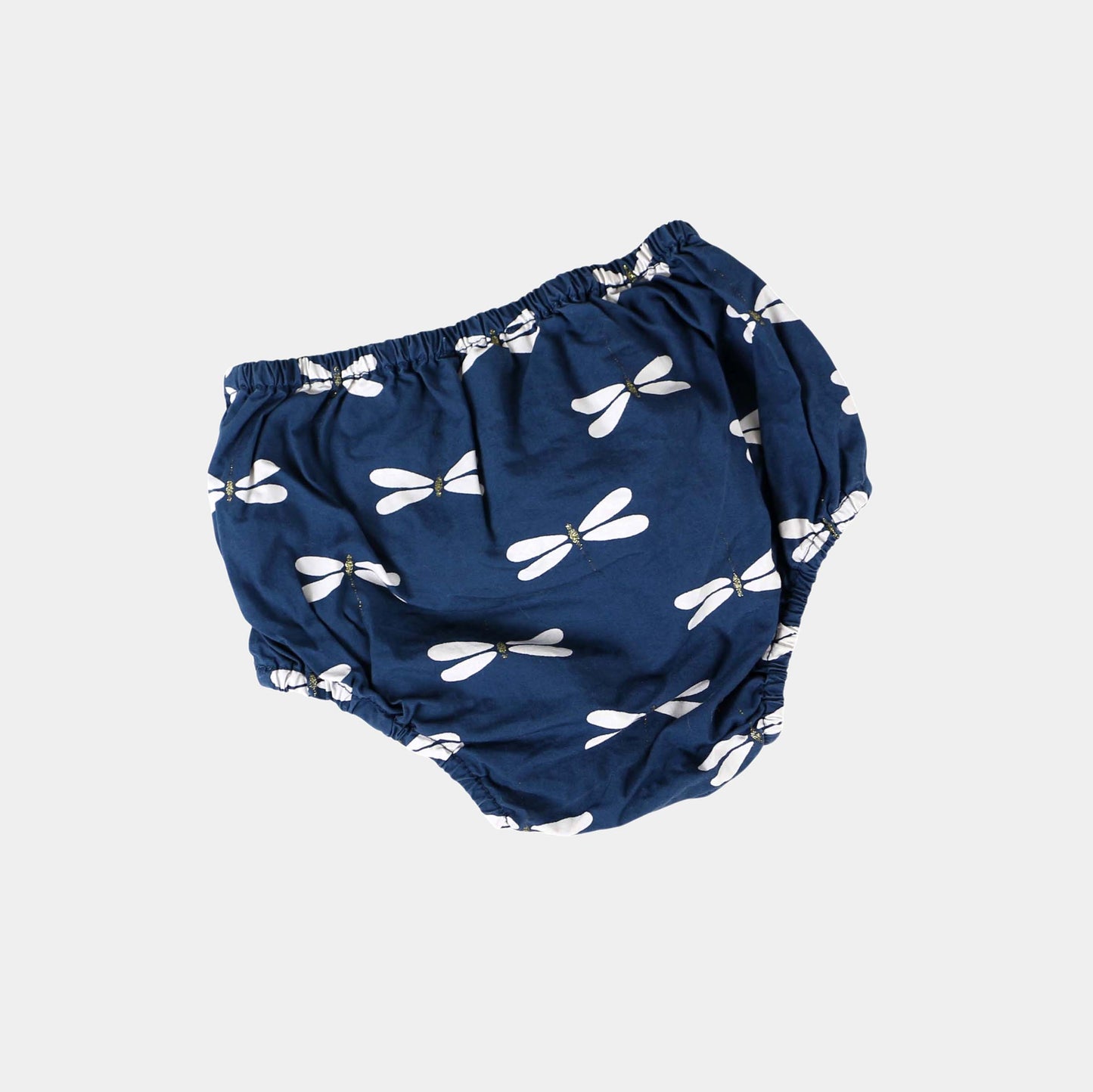 Dunkelblaue Bloomers Größe 3 Monate von Jacadi Paris mit Libellenmuster