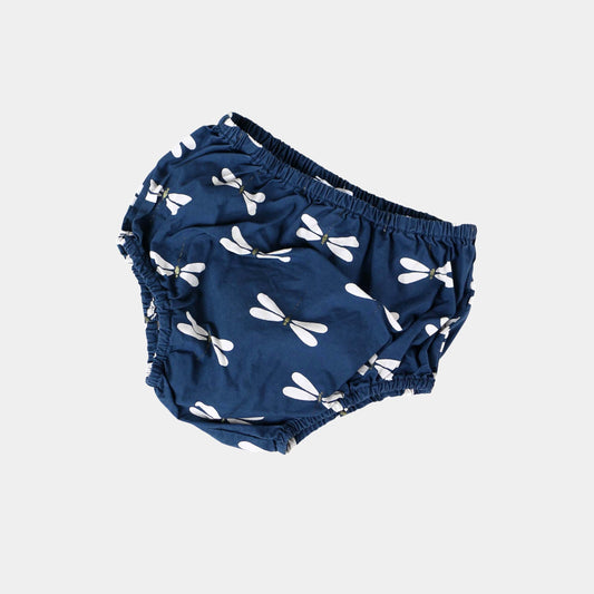 Dunkelblaue Bloomers Größe 3 Monate von Jacadi Paris mit Libellenmuster